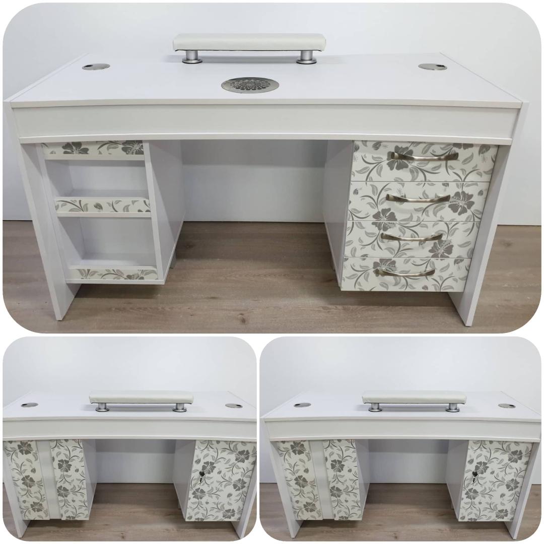 premium design mit white chinese flower dekor