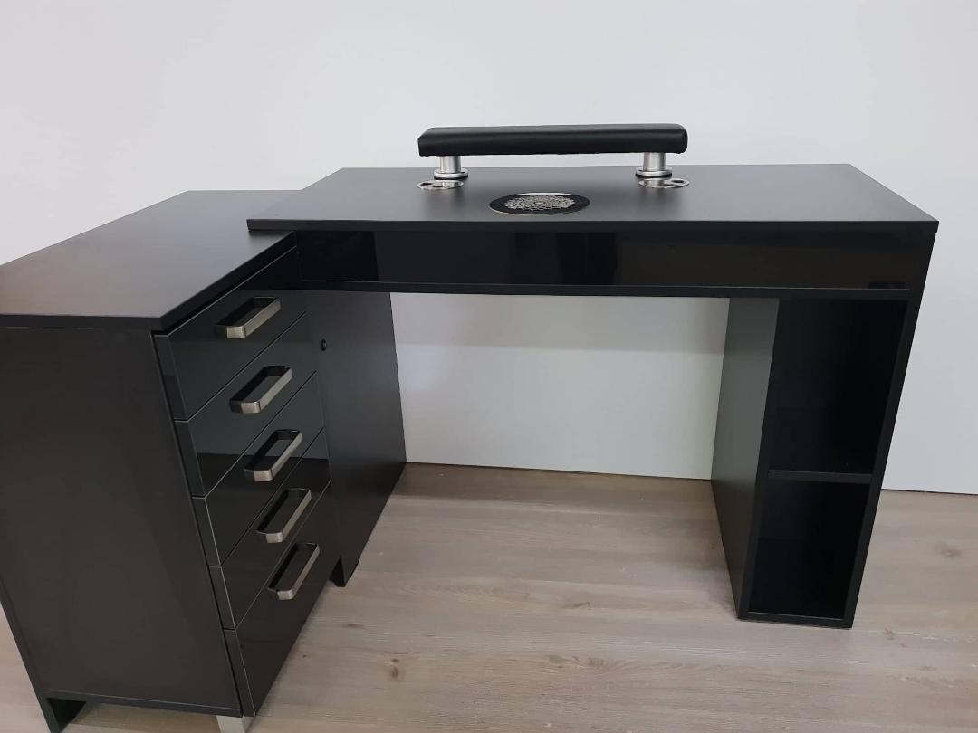 premium slim in schwarz regale in füsse